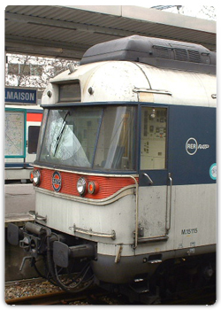 RER A - Train MS61 avant rénovation
