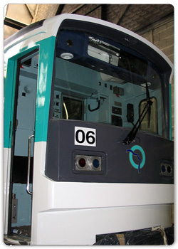 Rénovation de la cabine du métro MF67