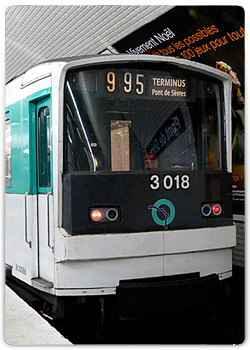 Le métro MF67 rénové en circulation