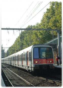 RER B - train MI79 avant sa rénovation