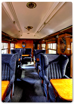 Intérieur d'une Voiture British Pullman Phoenix