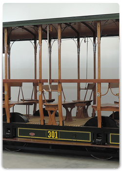 Baladeuse du Musée du Tramway à Bruxelles